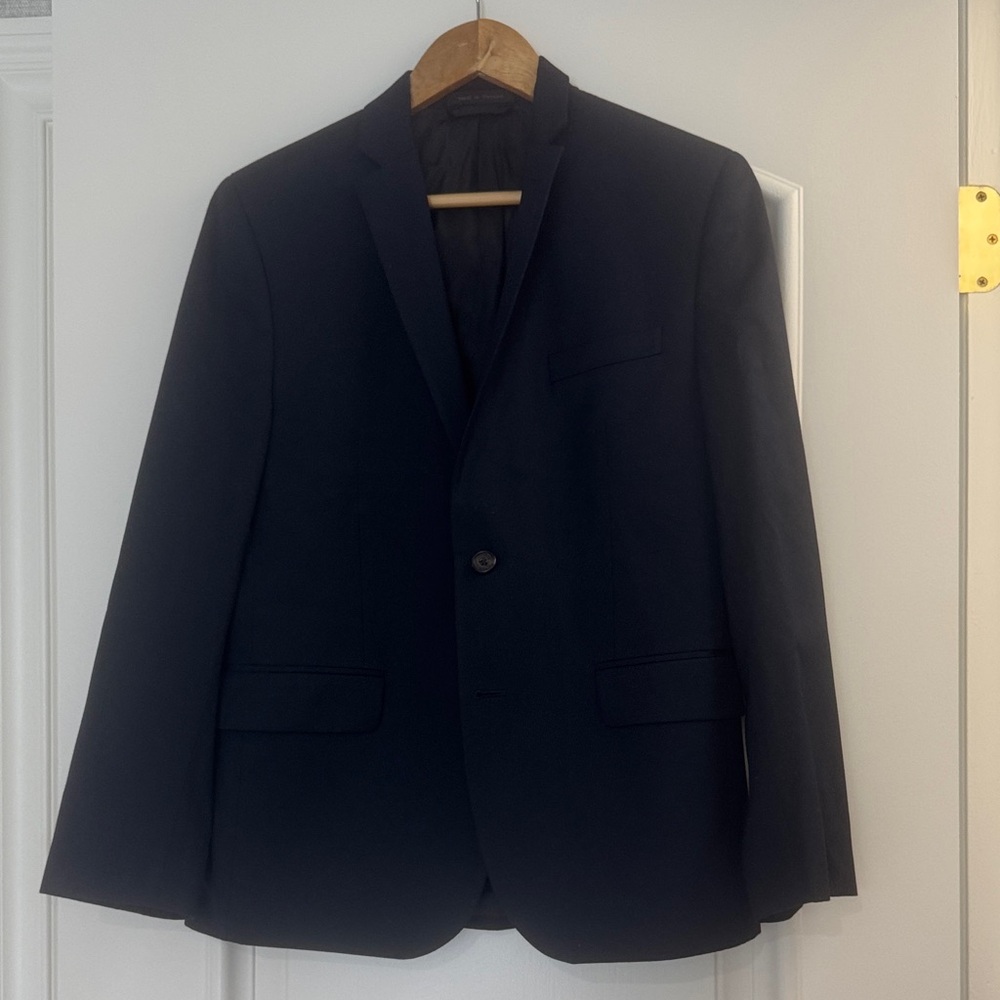 Ralph Lauren Men's Black Single-Button Blazer